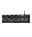 iggual Teclado USB estándar CK-SILENT-105T negro