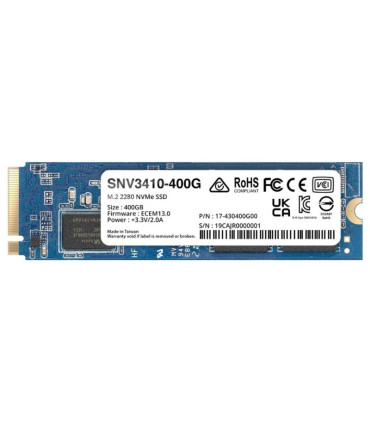 Synology SNV3410-400G SSD NVMe PCIe 3.0 M.2 2280