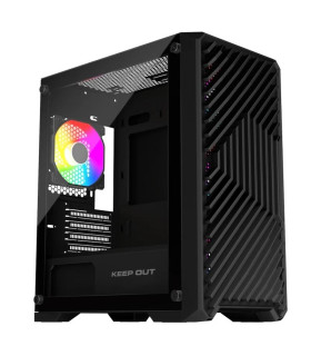 Keep Out Caja M-Atx XC-220 ARGB 4FANS Usb3.0 Black