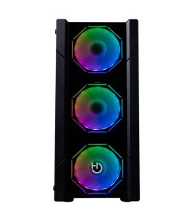 Hiditec Semitorre V30 PRO ARGB CRISTAL TEMPLADO