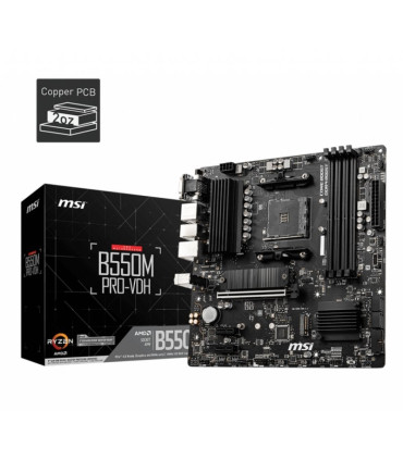 MSI Placa Base B550M PRO-VDH mATX AM4