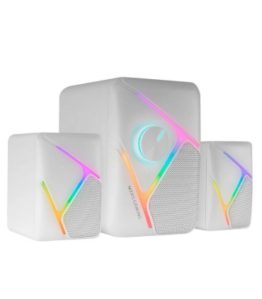 Mars Gaming Altavoces MS-H21 2.1 35W RGB Blanco