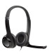 Logitech Auricular+Mic H390 USB Negro