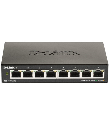 D-Link DGS-1100-08V2/E Smart Switch 8xGbE L2