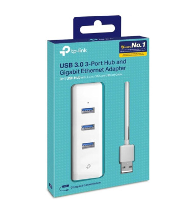TP-Link UE330 Adaptador 3xUSB 3.0 1xGbE