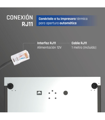 iggual Cajón portamonedas IRON-HD 41cm 5+8 negro