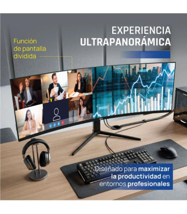 iggual Monitor 49" 5K DQHD 1ms 240Hz MM AA Curvo