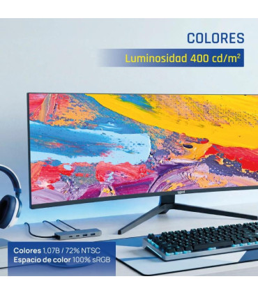 iggual Monitor 49" 5K DQHD 1ms 240Hz MM AA Curvo