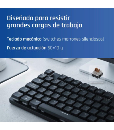 iggual Teclado USB mecánico CK-MECHA-105T negro