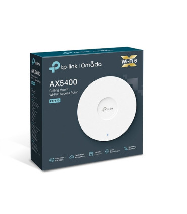 TP-Link EAP670 AP WiFi6 AX5400 Techo Dual 1x2.5GbE