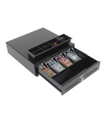 iggual Cajón Portamonedas IRON-XS 33cm 4+8 negro