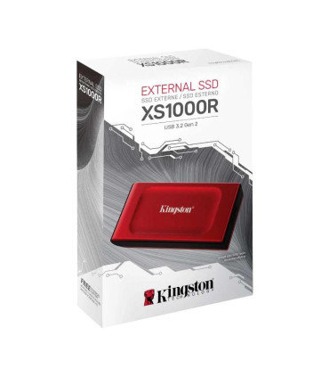 Kingston XS1000 eSSD 2Tb USB 3.2 tipo-C Rojo