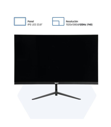 iggual Monitor 24" IPS 1ms FHD 120Hz VGA HDMI Slim