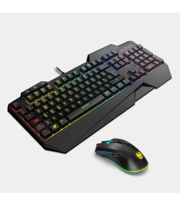 Krom Pack Teclado Semimecanico y Raton Krusher SP