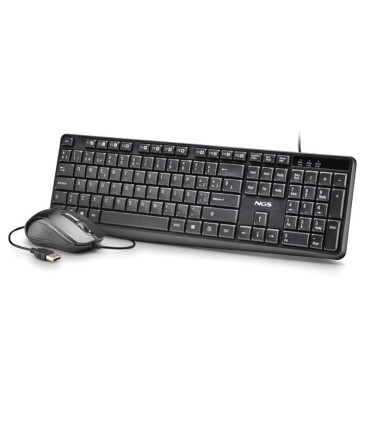 NGS Kit Teclado+Ratón con cable Cocoa