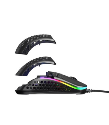 Cherry Xtrfy Ratón RGB 400-16.000 dpi USB Black
