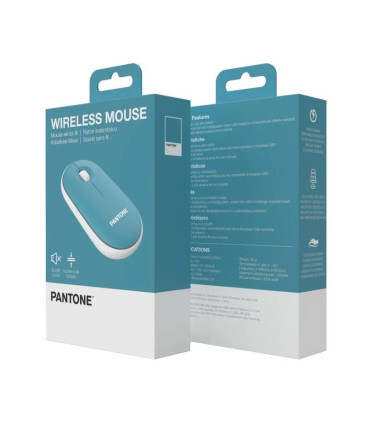 Celly Raton Pantone Inalambrico Azul Click silen.
