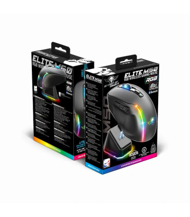 Spirit of Gamer Raton Inalambrico Elite M50 Negro