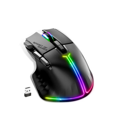 Spirit of Gamer Ratón Inalambrico Pro M5 Black