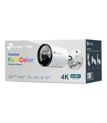 VIGI S385(4mm) Cámara NW Bullet 8MP Out Full-Color