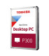 Toshiba P300 HDWD260UZSVA HD 6TB 3.5" 5400rpm