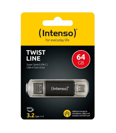 Intenso Twist Line Lápiz USB 3.2 A+C 256Gb