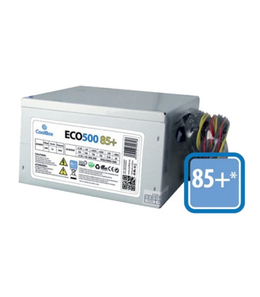 CoolBox Fuente Alim. ATX ECO-500 85+ EFI