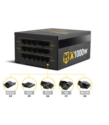 NOX HUMMER Fuente alimentacion X1000W Mod. 80+Gold