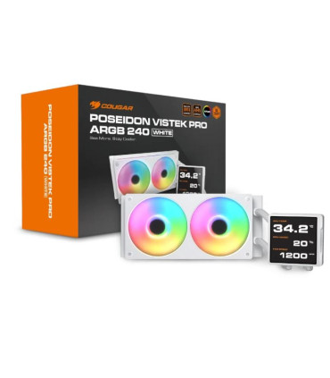 Cougar Ref. Liq Poseidon Vistek Pro ARGB 240 White