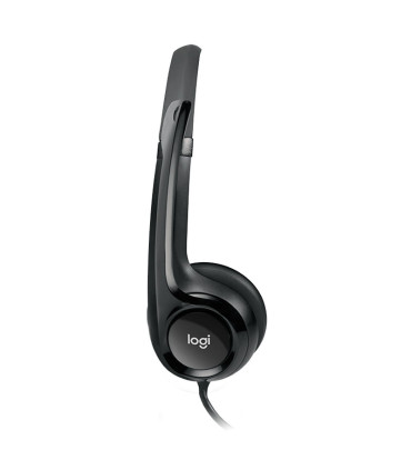 Logitech Auricular+Mic H390 USB Negro