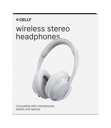 Celly Auricular Diadema Inalámbrico ARCHBEAT Blanc