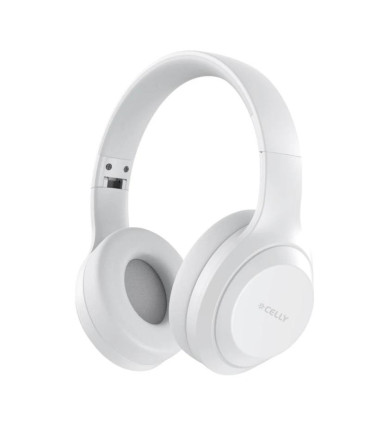 Celly Auricular Diadema Inalámbrico WAVEBEAT Blanc