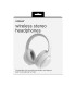Celly Auricular Diadema Inalámbrico WAVEBEAT Blanc