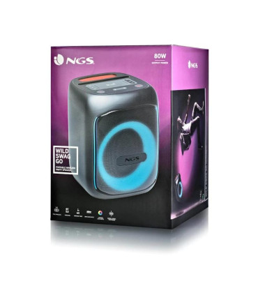 NGS ALTAVOZ PORTATIL BT-TWS-80W BAT-USB-AUXIN-TF
