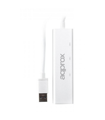 approx APPC07GHUB Adaptador USB 3.0 Gigabit + HUB