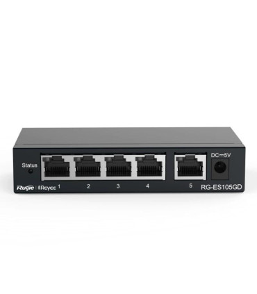 Reyee RG-ES105GD Switch 5xGb RJ45 Steel Case