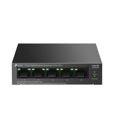 TP-Link LS105GP Switch 4xGb PoE+ 1xGb 65w