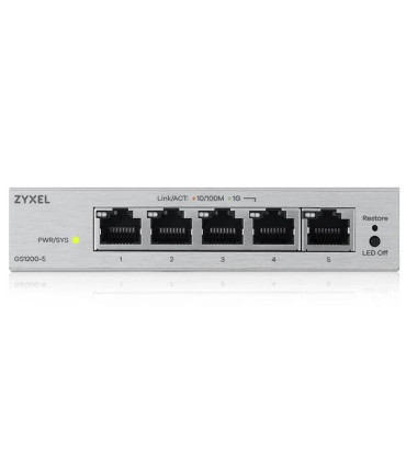 ZyXEL GS1200-5V3 Switch 5xGbE