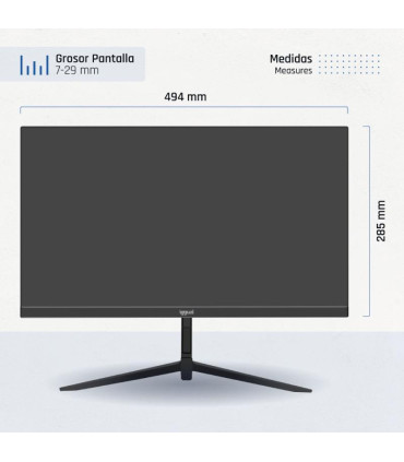 iggual Monitor 21,5" IPS 1ms FHD 120Hz VGA HDMI DP