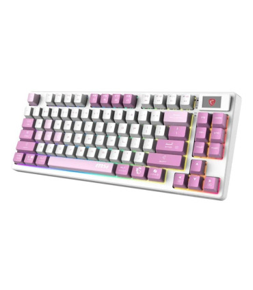 Msi Teclado FORGE GK600 TKL W VIOLET ES BT
