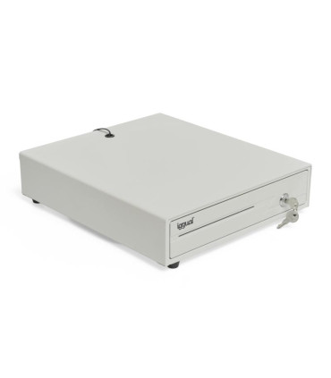 iggual Cajón portamonedas IRON-10W 38cm 4+6 blanco