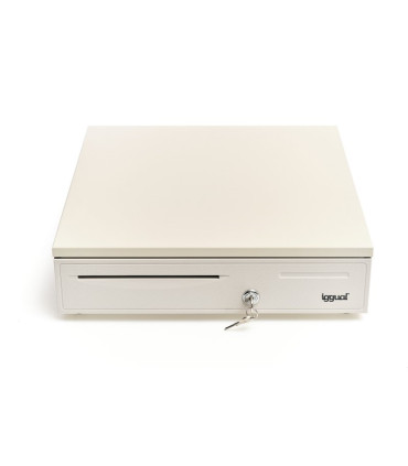 iggual Cajón Portamonedas IRON-50W 42cm 5+8 blanco