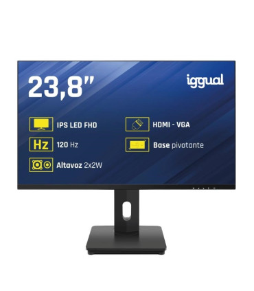 iggual Monitor 24" VGA HDMI 120Hz pivotante AA MM