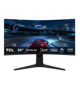 TCL 34R83Q Monitor 34" MiniLed 4K 170Hz 1ms Curv
