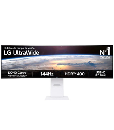 LG 49U950A-W Monitor 49" Dual QHD LED 144 Hz 5 ms
