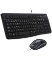 Logitech MK120 Teclado + Ratón óptico 1000dpi USB