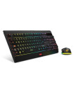 KROM KABALA | Kit Teclado y Ratón Wireless RGB SP