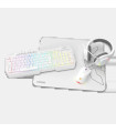KROM KENTA PC Combo Gaming 4 en 1 RGB Blanco