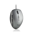 NGS WIRED ERGO SILENT MOUSE + USB TYPE C ADAP GRAY