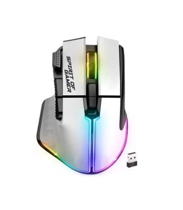 Spirit of Gamer Ratón Inalambrico Pro M5 White